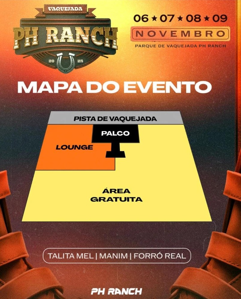 VEM AI A VAQUEJADA DI PH RANCH EM CASCAVEL  06 A 08 NOVEMBRO