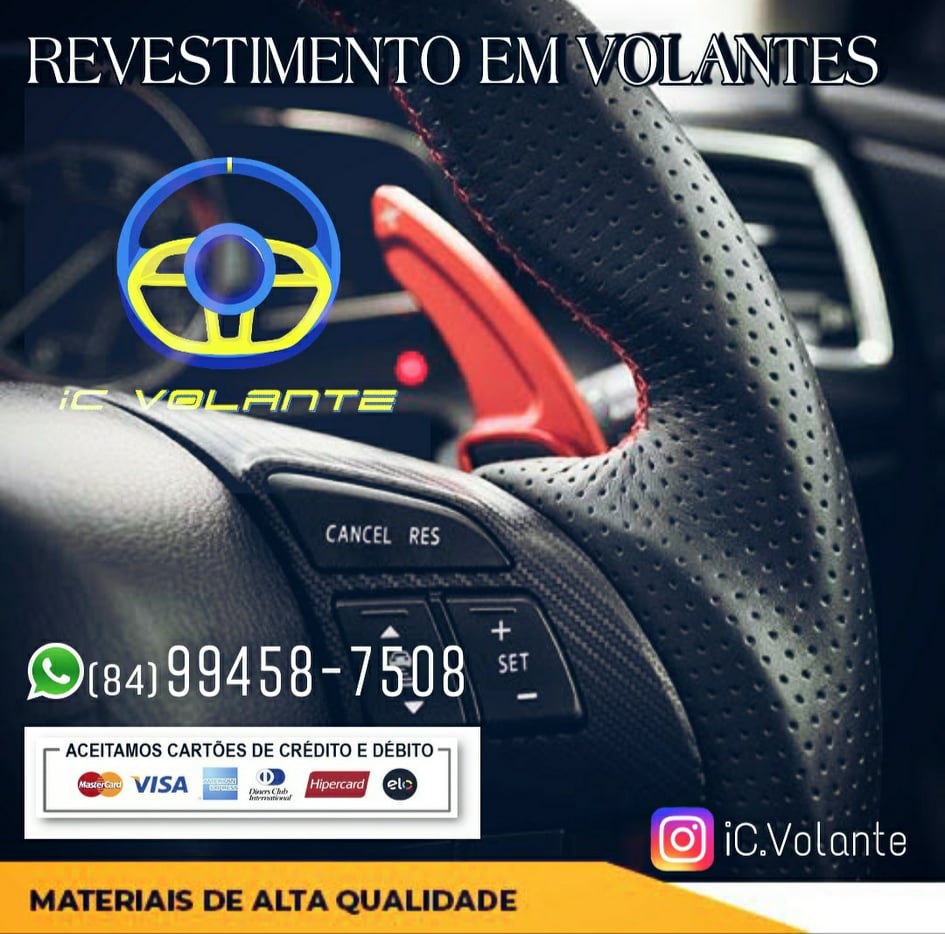 REVESTIMENTOS DE VOLANTES É COM Ic VOLANTE